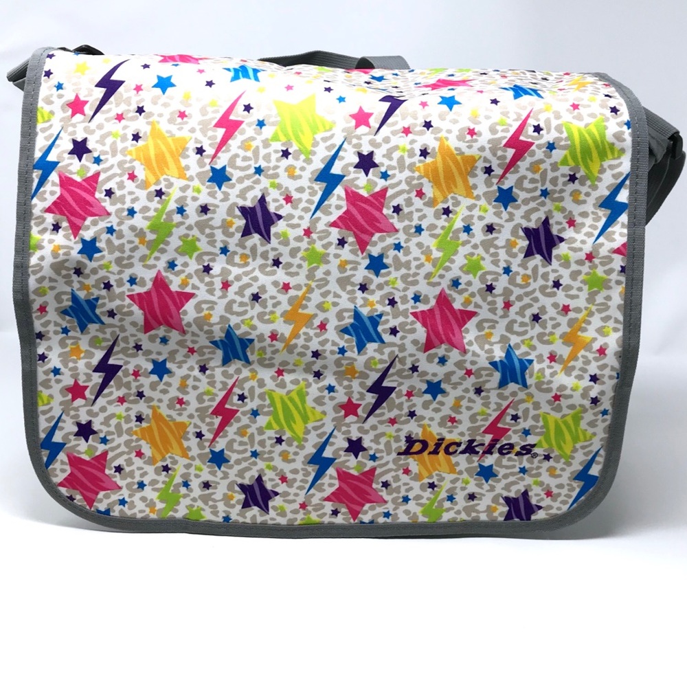 Dickies Messenger Bag Multi Stars School Book Bag